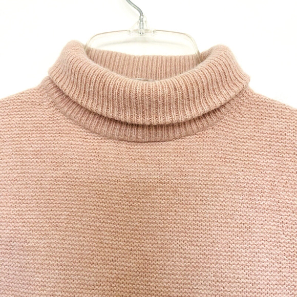Equipment Chandler Soft Wool Blend Turtleneck Sweater XS Peach Neutral Fall - Picture 3 of 10